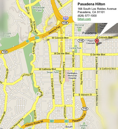 Pasadena Map